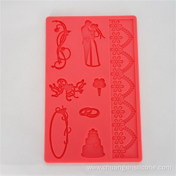 Cake Decoration Mould Wedding Set Design